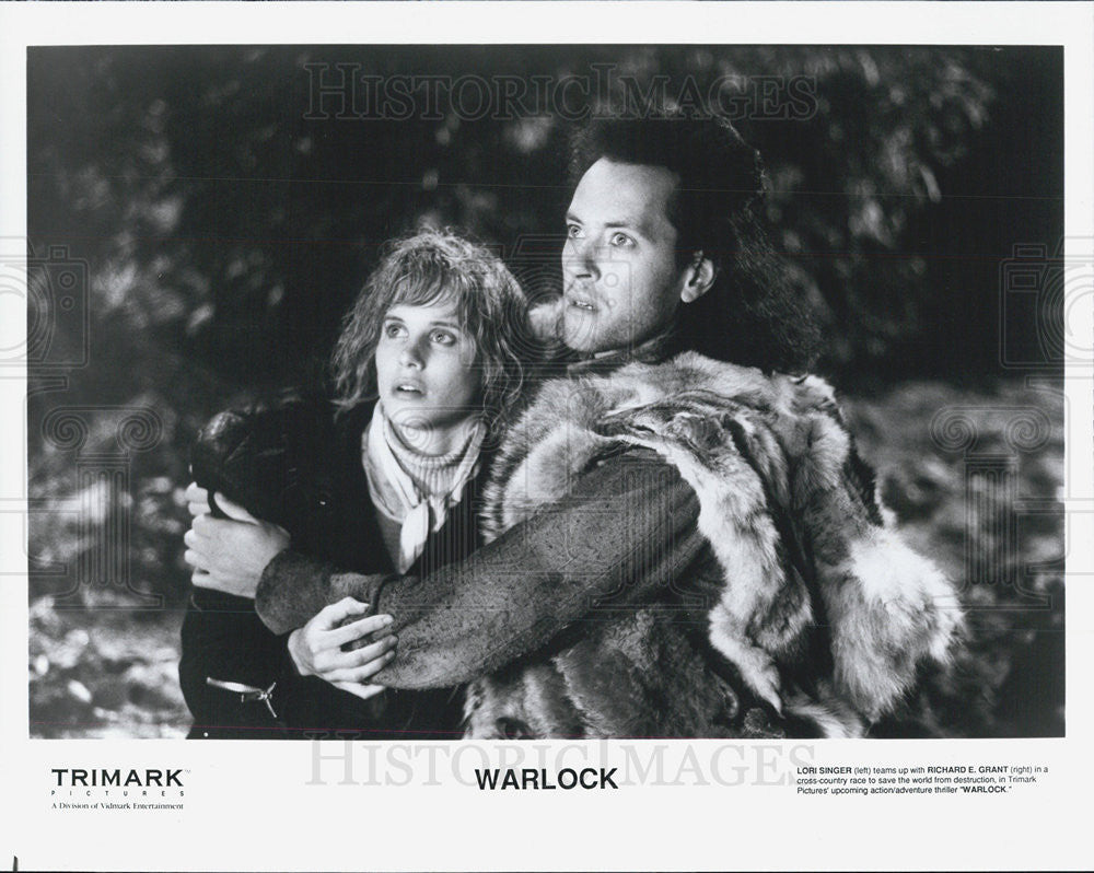 1989 Press Photo Lori Singer/Richard E. Grant/Actor/Screenwriter/Director - Historic Images