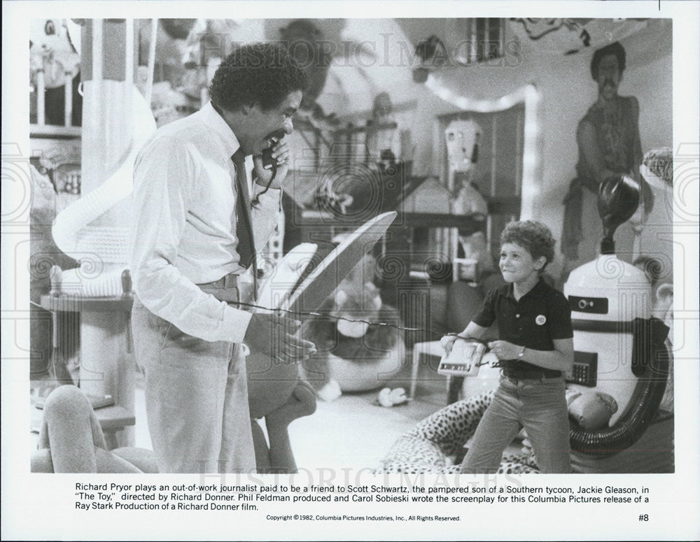 1982 Press Photo Richard Pryor in &quot;The Toy&quot; - Historic Images