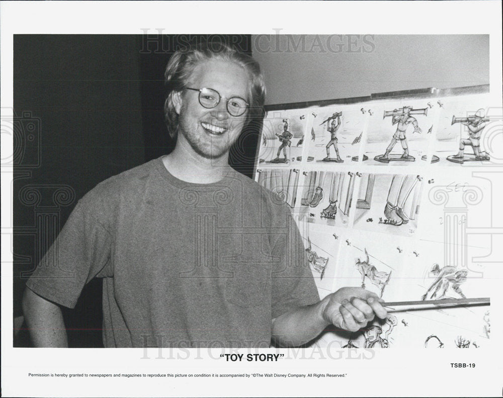 Press Photo Toy Story,story board - Historic Images