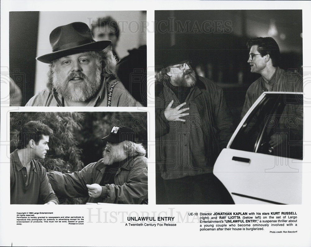 1992 Press Photo Kurt Russel in &quot;Unlawful Entry&quot; - Historic Images