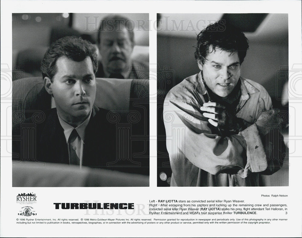 Press Photo Actor Ray Lotta stars in Turbulence - Historic Images