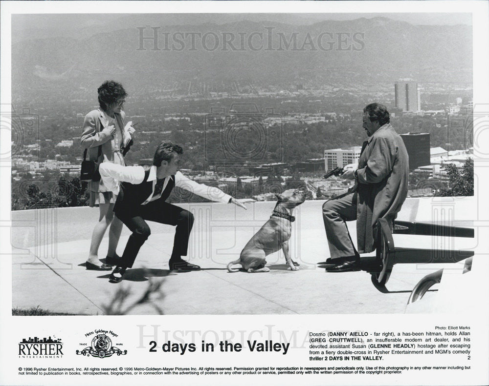 1996 Press Photo Danny Aiello/Greg Cruttwell/Glenne Headly/Actor/Actress - Historic Images