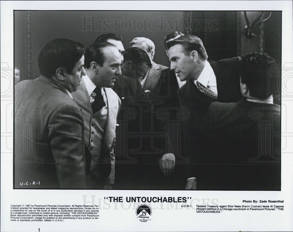 1987 Press Photo Kevin Costner
Actor/Director/Singer/Robert DeNiro/Untouchables - Historic Images