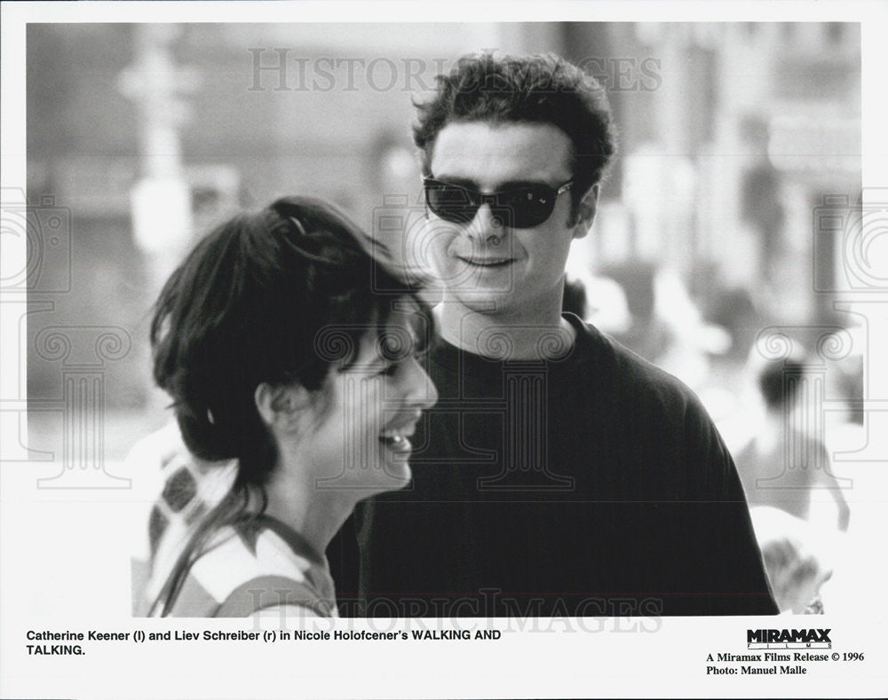 1996 Press Photo Catherine Keener, Liev Schreiber, Walking and Talking - Historic Images