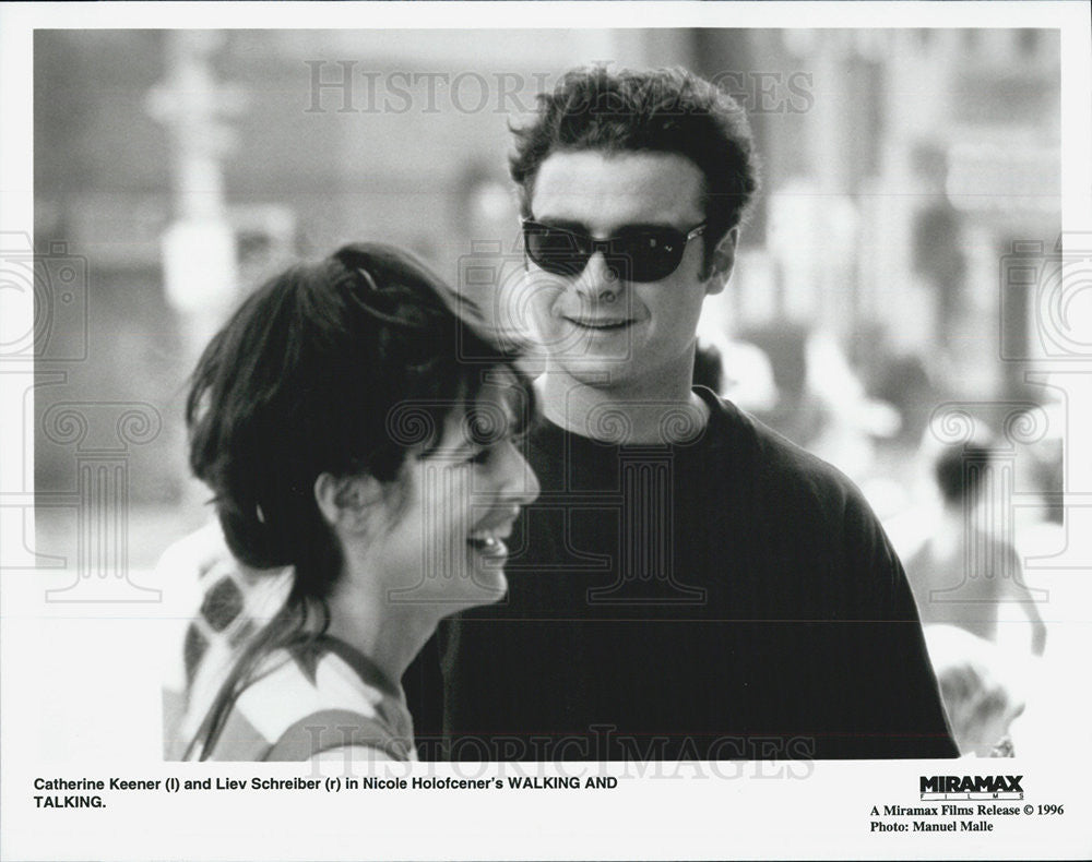 1996 Press Photo Catherine Keener Actress Liev Schreiber Walking Talking Movie - Historic Images