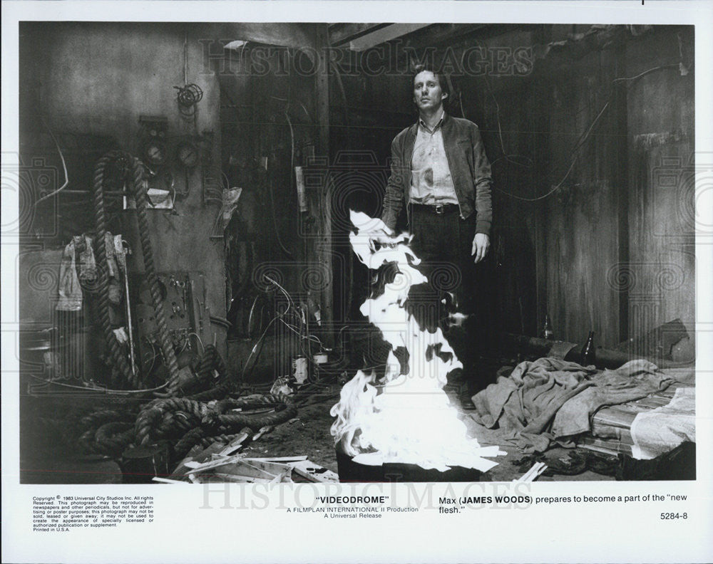 1983 Press Photo James Woods as Max in the movie Videodrome - Historic Images