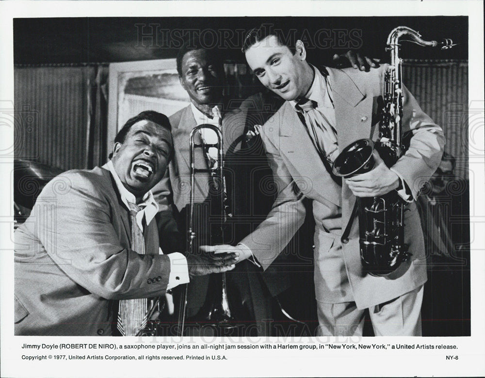 1977 Press Photo of Robert De Niro in the musical drama "New York, New York" - Historic Images