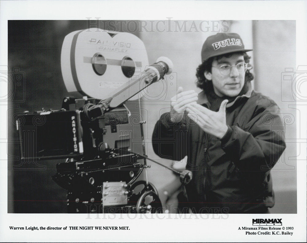 1993 Press Photo Warren Leight, directer of &quot;The Night We Never Met&quot; - Historic Images