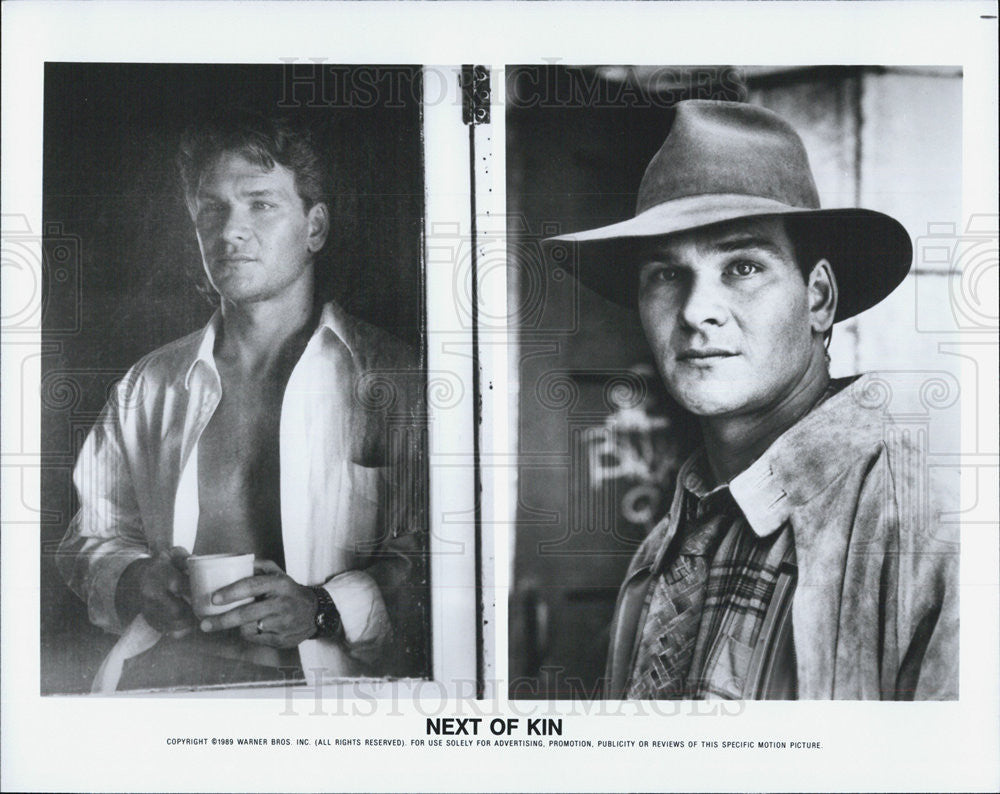 1989 Press Photo of Patrick Swayze in &quot;Next of Kin&quot; - Historic Images