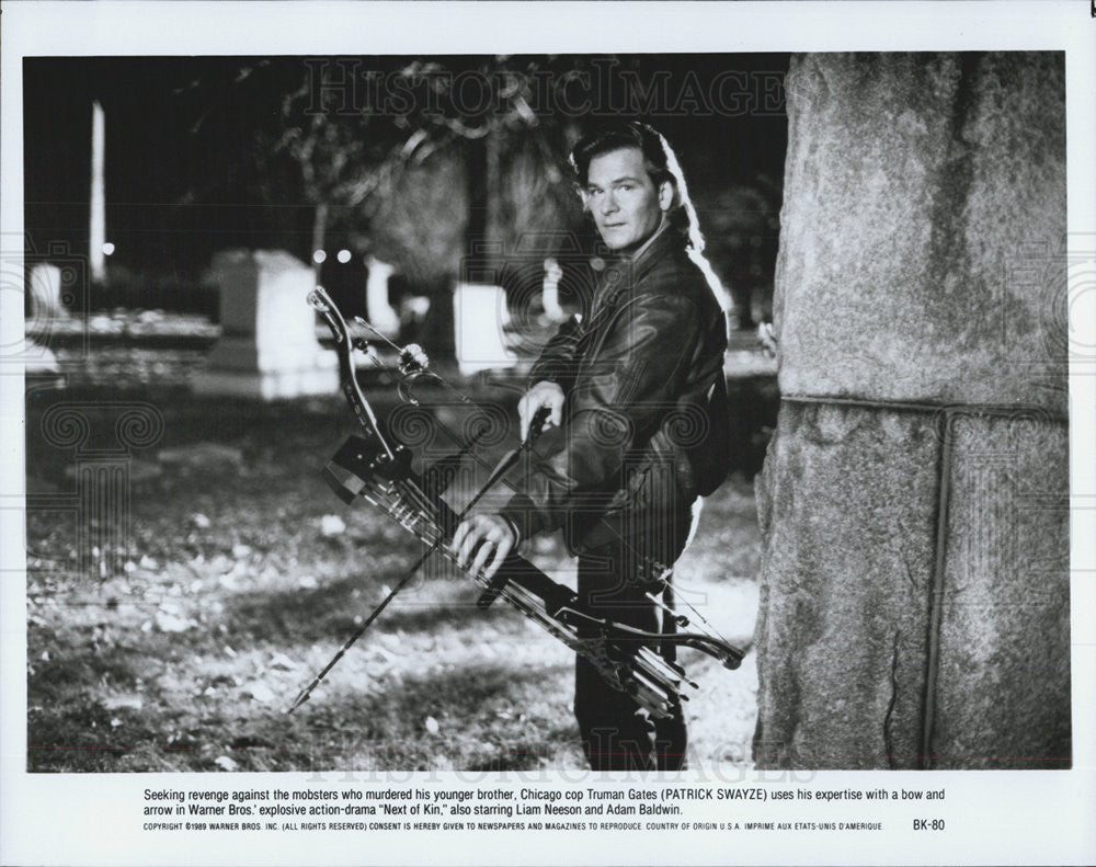 1989 Press Photo Patrick Swayze, Next of Kin - Historic Images