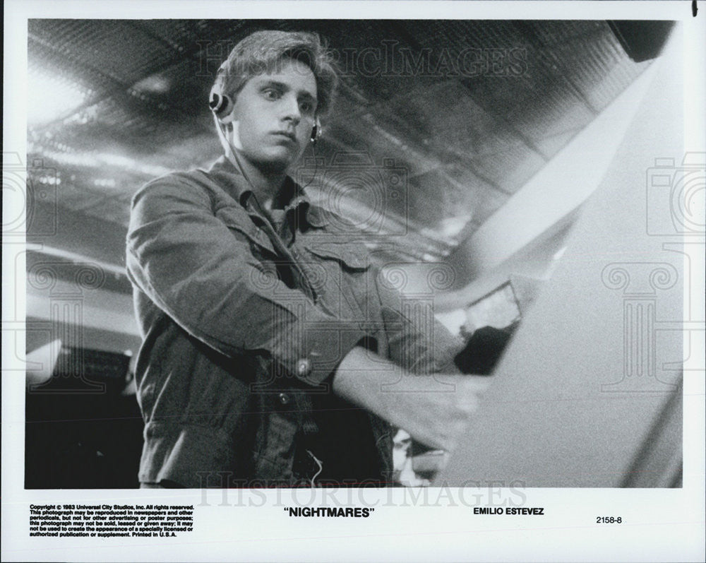 1983 Press Photo Emilio Estevez NIGHTMARES - Historic Images