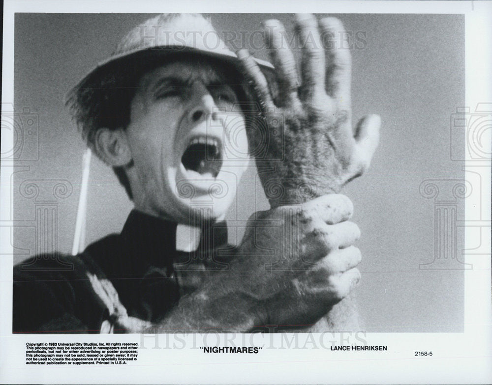 1983 Press Photo Lance Henriksen NIGHTMARES - Historic Images