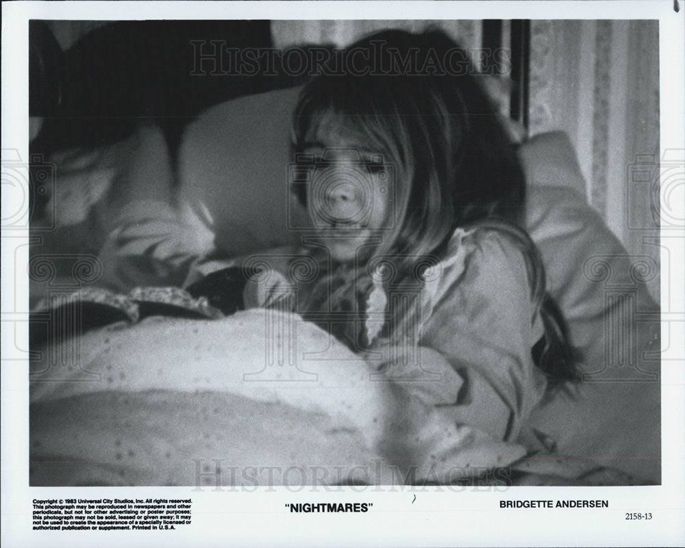 Press Photo Bridgette Andersen stars in "Nightmares". - Historic Images