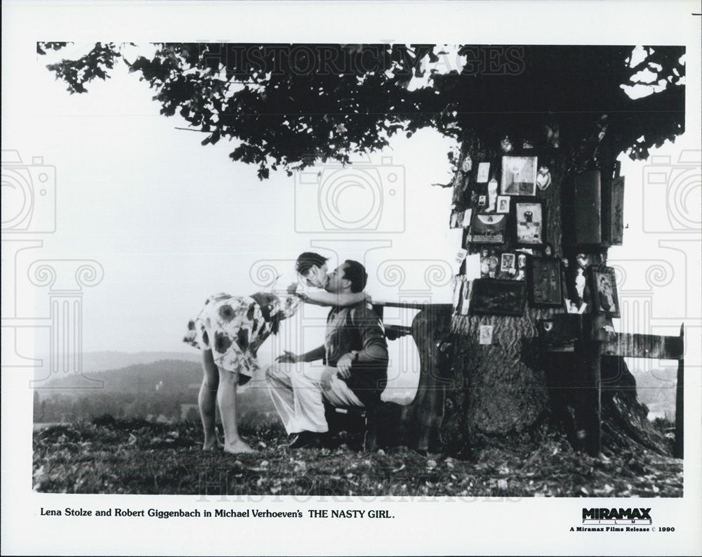 1990 Press Photo Lena Stolze and Robert Giggenbach in The Nasty Girl - Historic Images