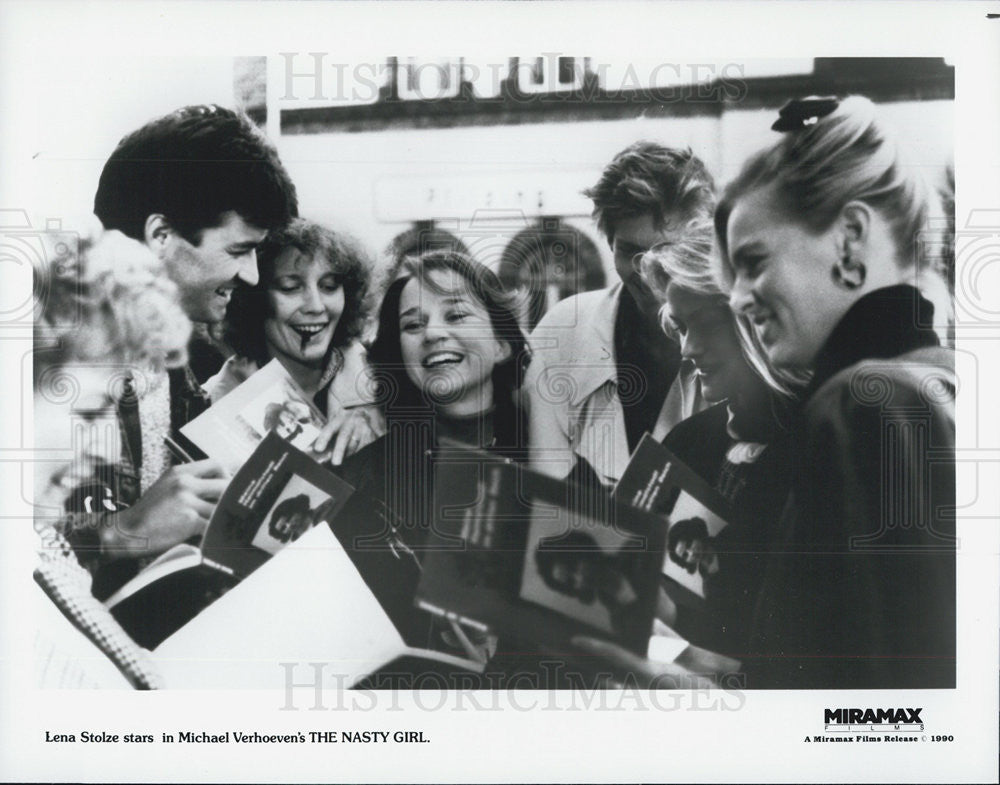 1990 Press Photo Lena Stolze Actress Nasty Girl West German Drama Movie Film - Historic Images