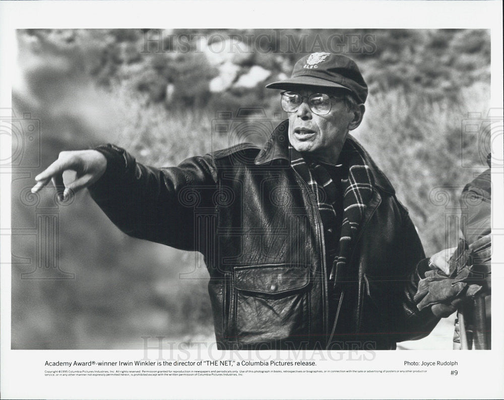 1995 Press Photo Academy Award Winner Irwin Winkler director of &quot;The Net&quot; - Historic Images