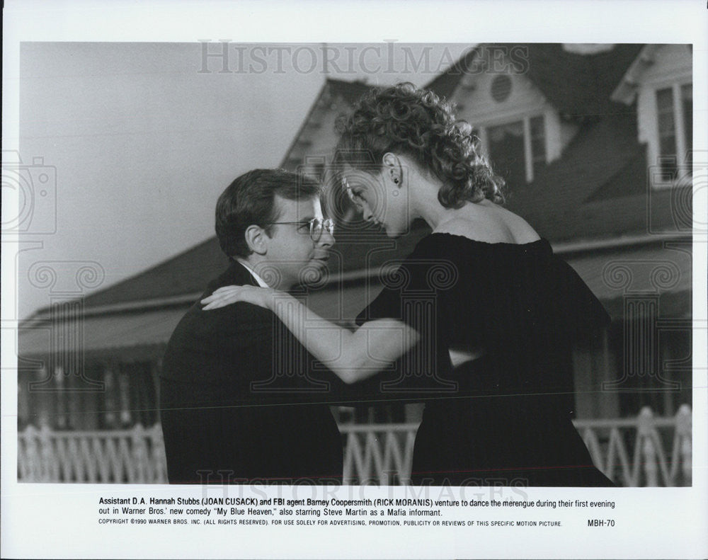 1990 Press Photo Joan Cusack, Rick Moranis, My Blue Heaven - Historic Images