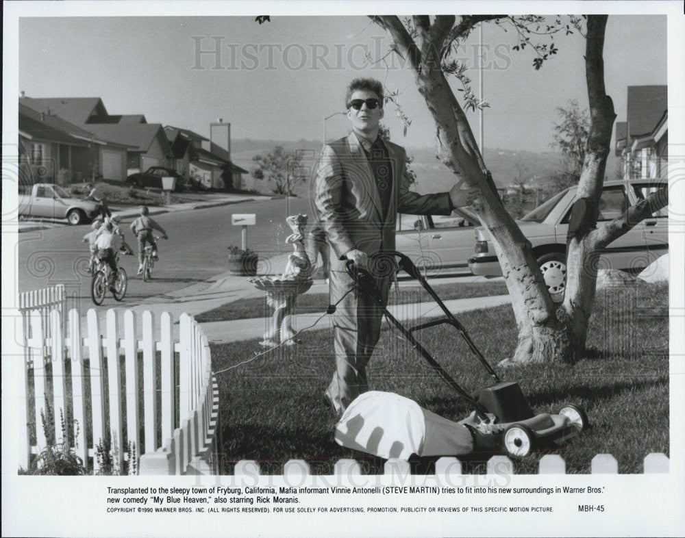 1990 Press Photo Steve Martin, My Blue Heaven - Historic Images