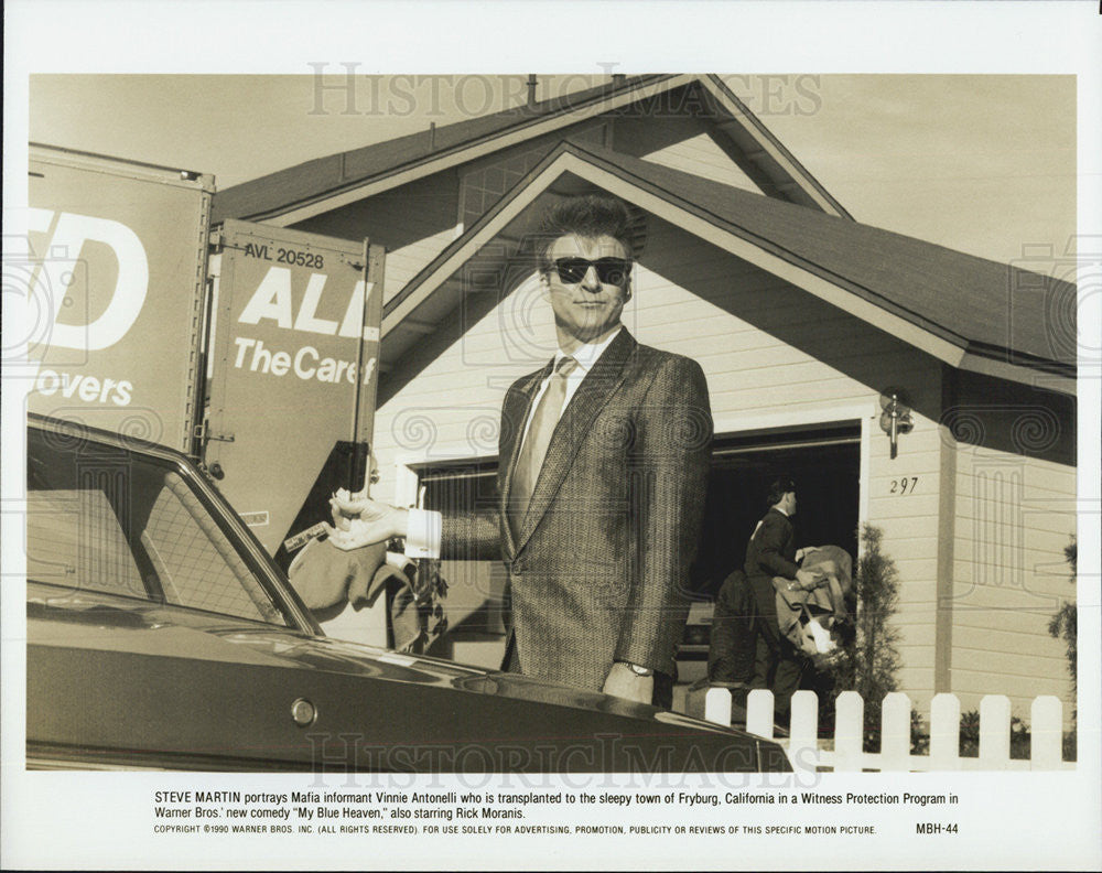 1990 Press Photo Steve Martin MY BLUE HEAVEN - Historic Images