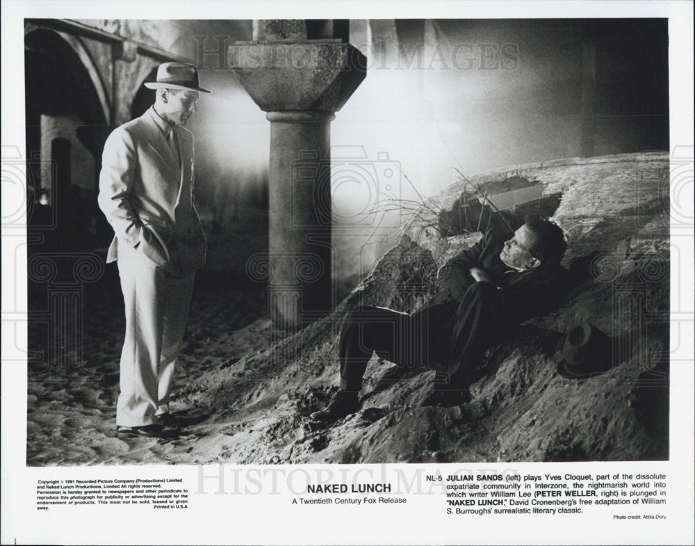 Press Photo Scene from the movie &quot;Naked Lunch&quot; - Historic Images