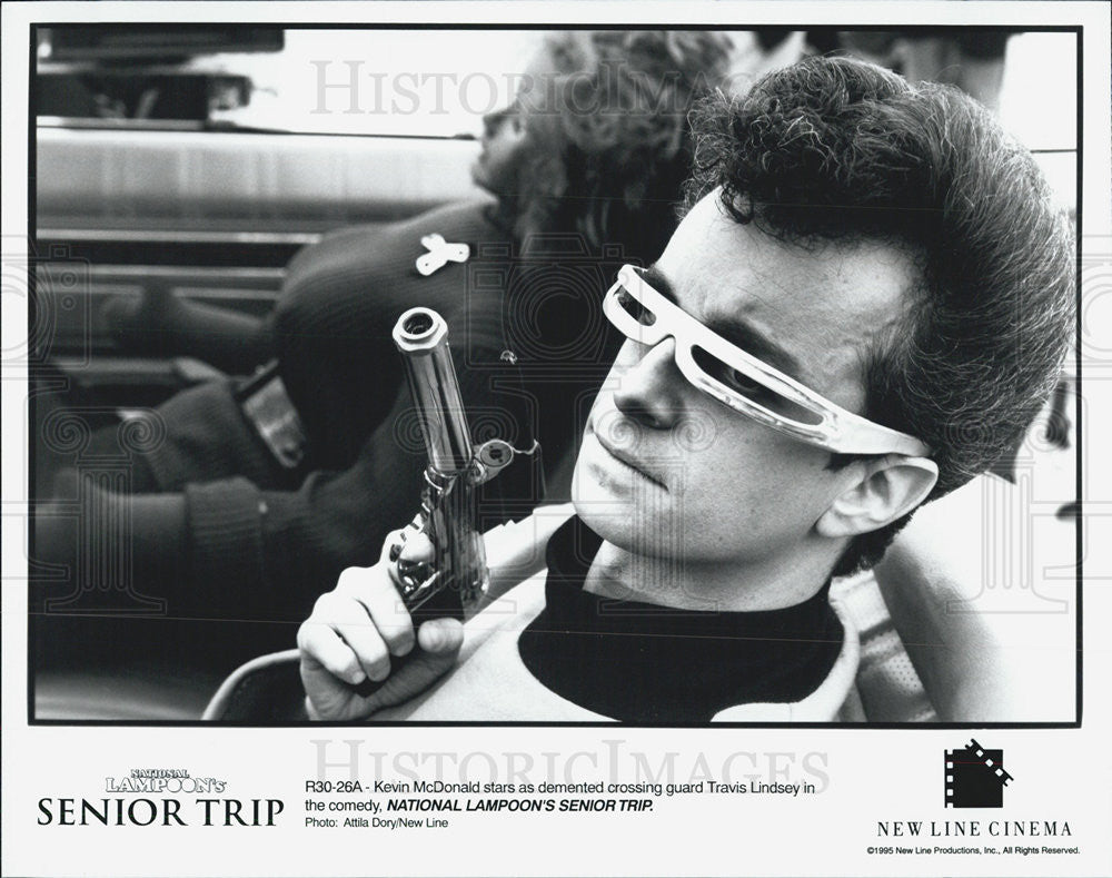 1995 Press Photo Kevin McDonald Actor National Lampoon's Senior Trip Movie Film - Historic Images