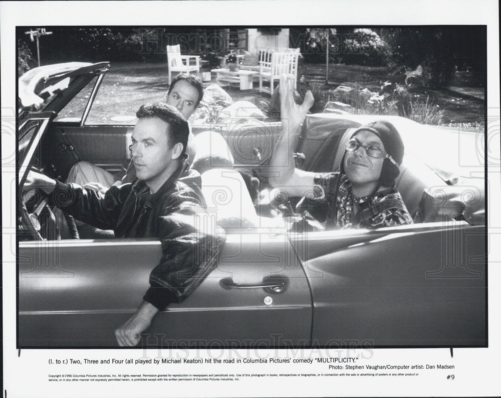 1996 Press Photo  Michael Keaton stars in &quot;Multiplicity&quot; - Historic Images