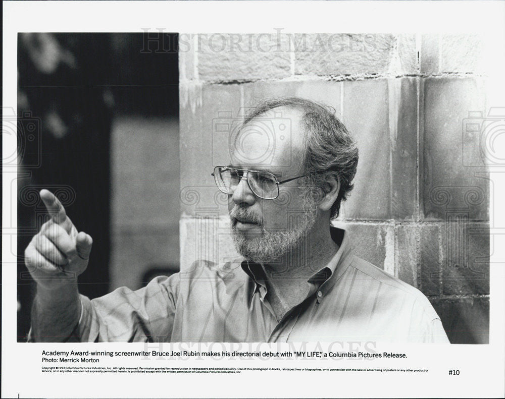 1993 Press Photo Screenwriter, Director, Bruce Joel Rubin - Historic Images