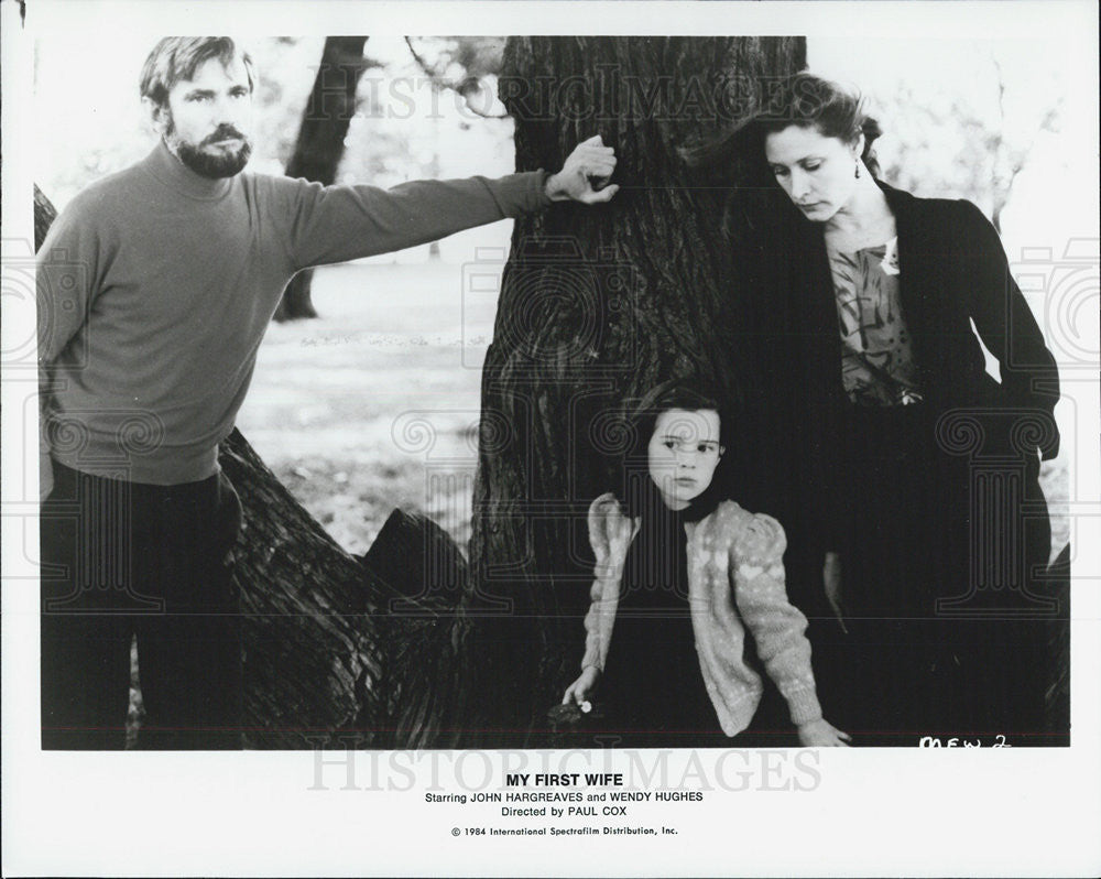 1984 Press Photo John Hargreaves, Wendy Hughes in My First Wife - Historic Images