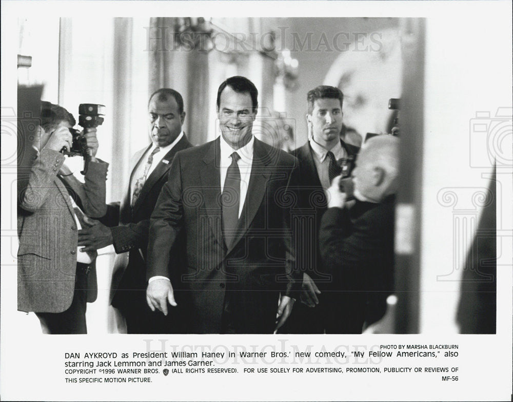 1996 Press Photo Dan Aykroyd Actor My Fellow Americans Comedy Film Movie - Historic Images