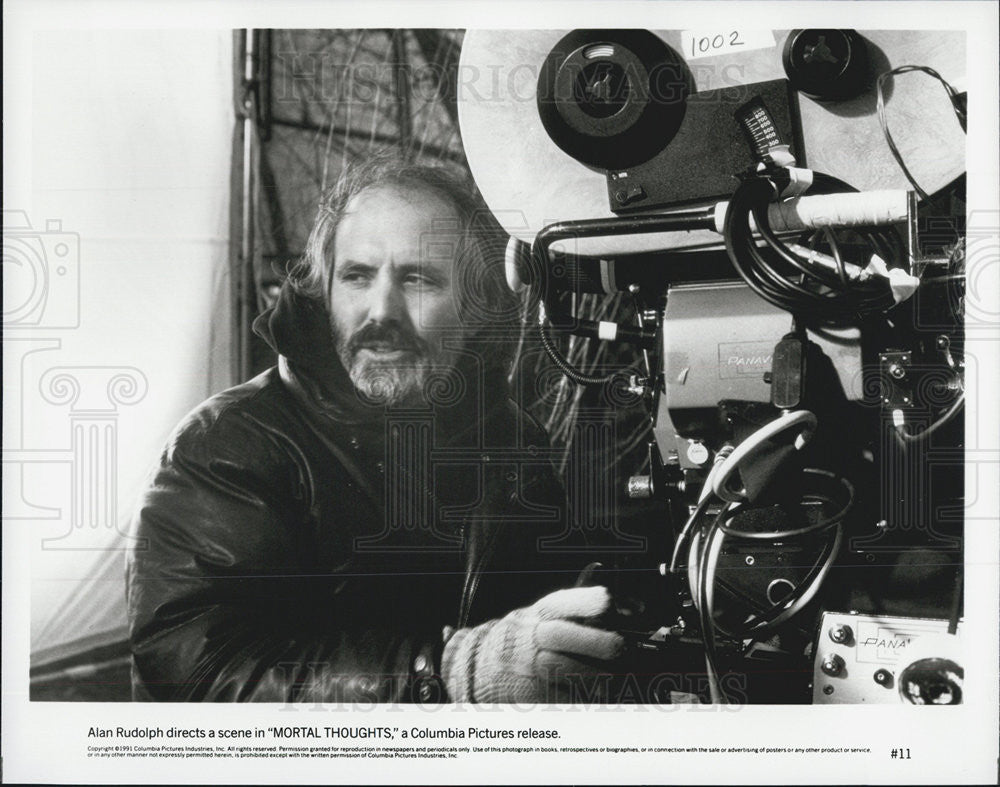 1992 Press Photo Alan Rudolph director of the film &quot;Mortal Thoughts&quot; - Historic Images