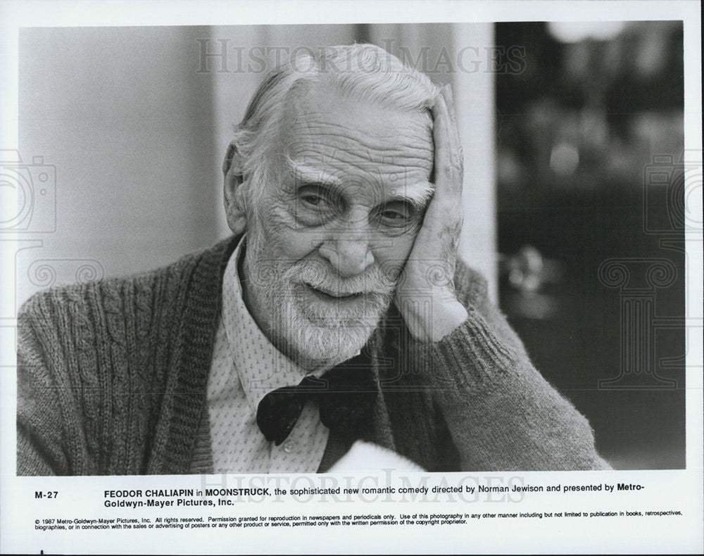 1987 Press Photo Feodor Chaplin in the movie Moonstruck - Historic Images