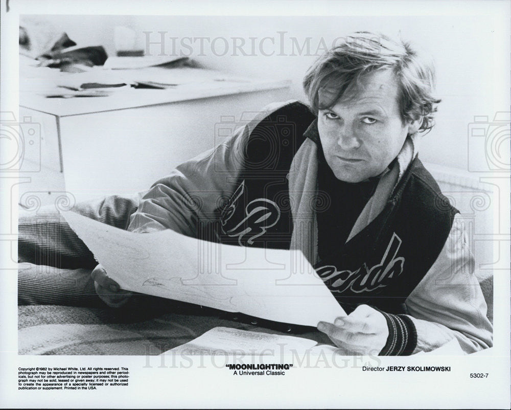 1982 Press Photo &quot;Moonlighting&quot; Director Jerzy Skolimowski - Historic Images