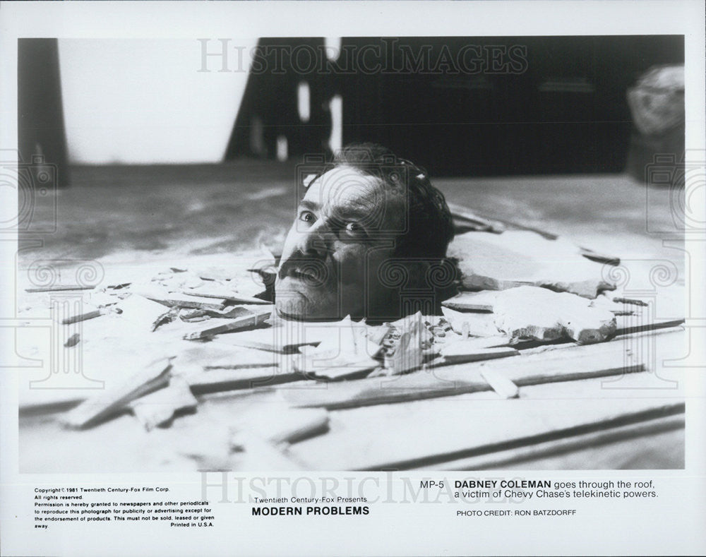 1981 Press Photo Dabney Coleman in &quot;Modern Problems&quot; - Historic Images