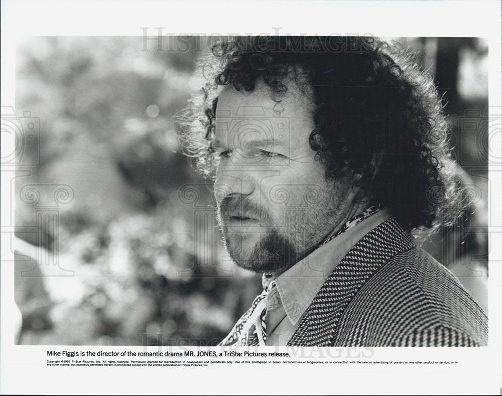 1993 Press Photo Mike Figgis Director Romantic Drama Mr. Jones Movie Film - Historic Images