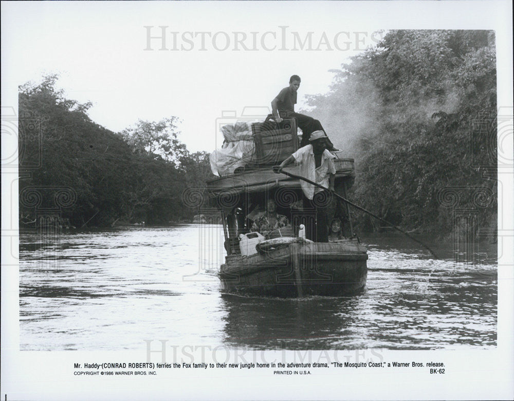 1986 Press Photo &quot;The Mosquito Coast&quot; Conrad Roberts - Historic Images