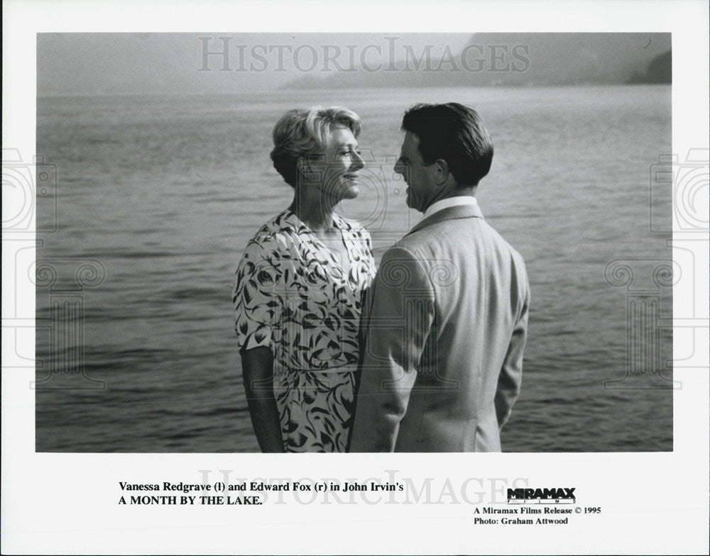 1995 Press Photo Vanessa Redgrave and Edward Fox in A Month By The Lake - Historic Images