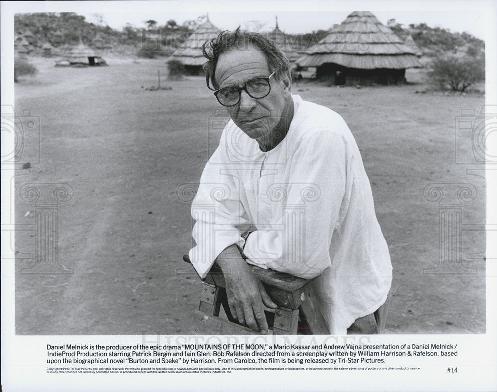 Press Photo Producer Daniel Melnick, Mountains of the Moon - Historic Images