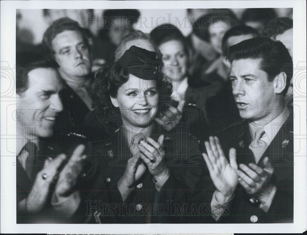 Press Photo JD Cannon, Lee Remick &amp; Paul Gleason in &quot;Ike&quot; - Historic Images