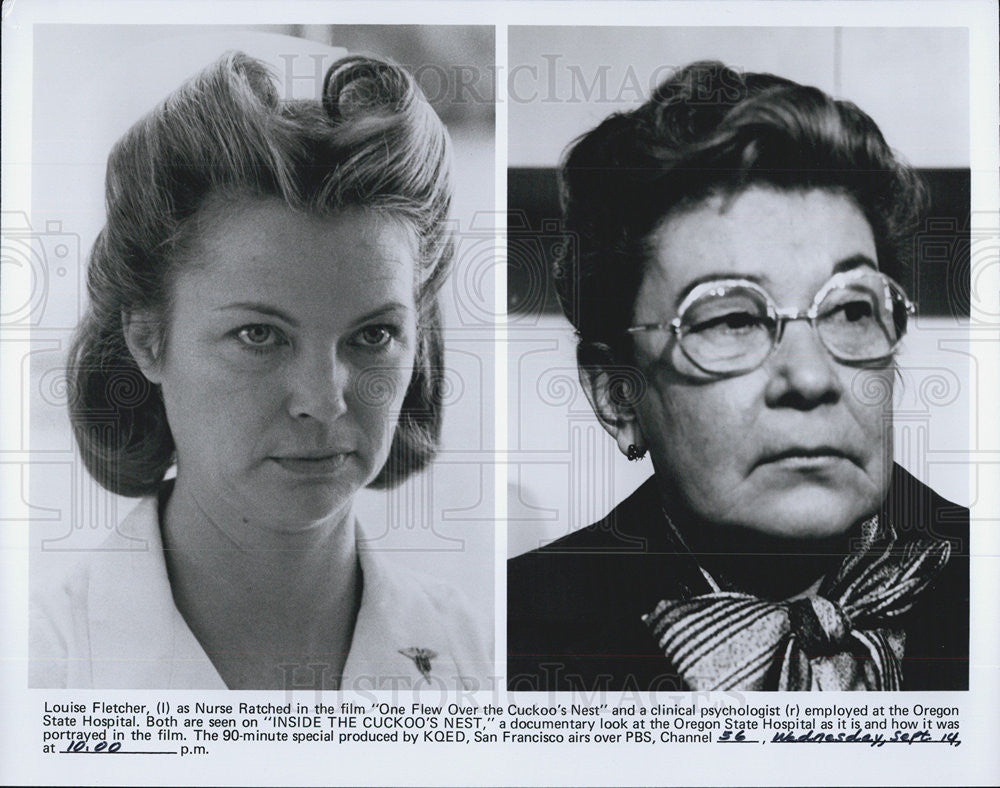 Press Photo Louise Fletcher, One Flew Over the Cuckoo&#39;s Nest - Historic Images