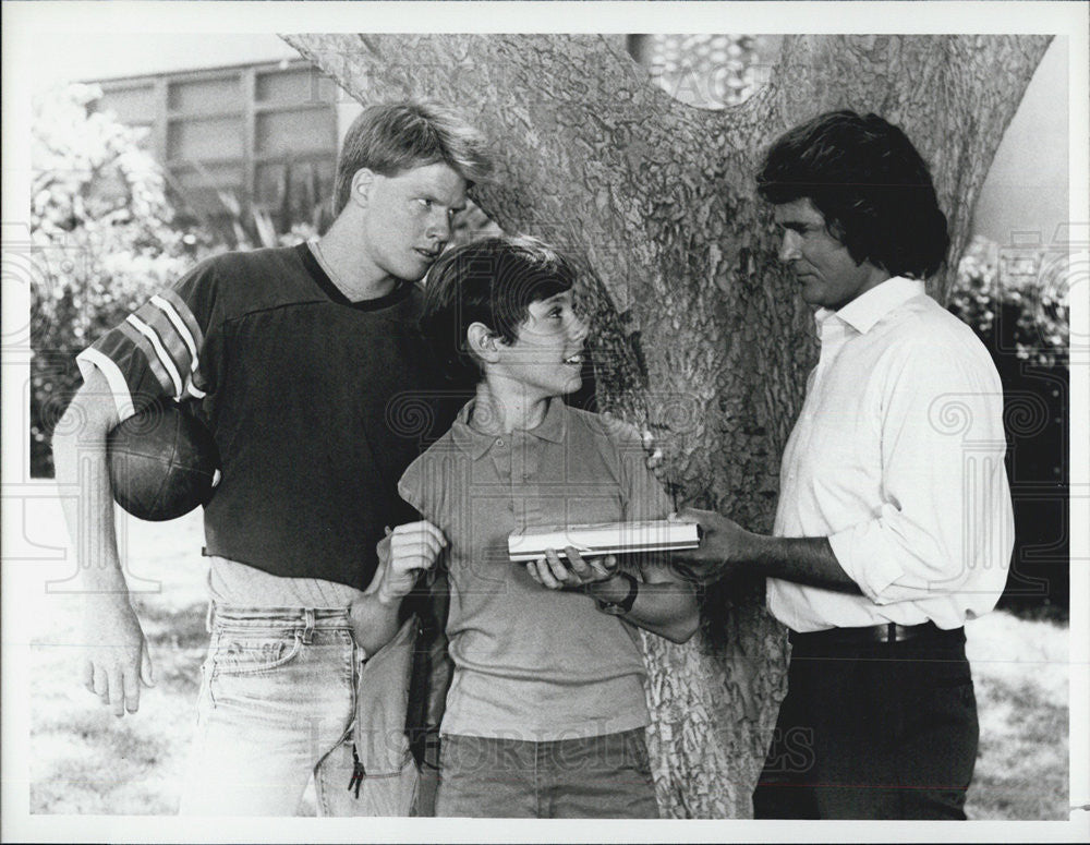 1986 Press Photo Michael Landon Highway to Heaven Jeffrey Davis - Historic Images