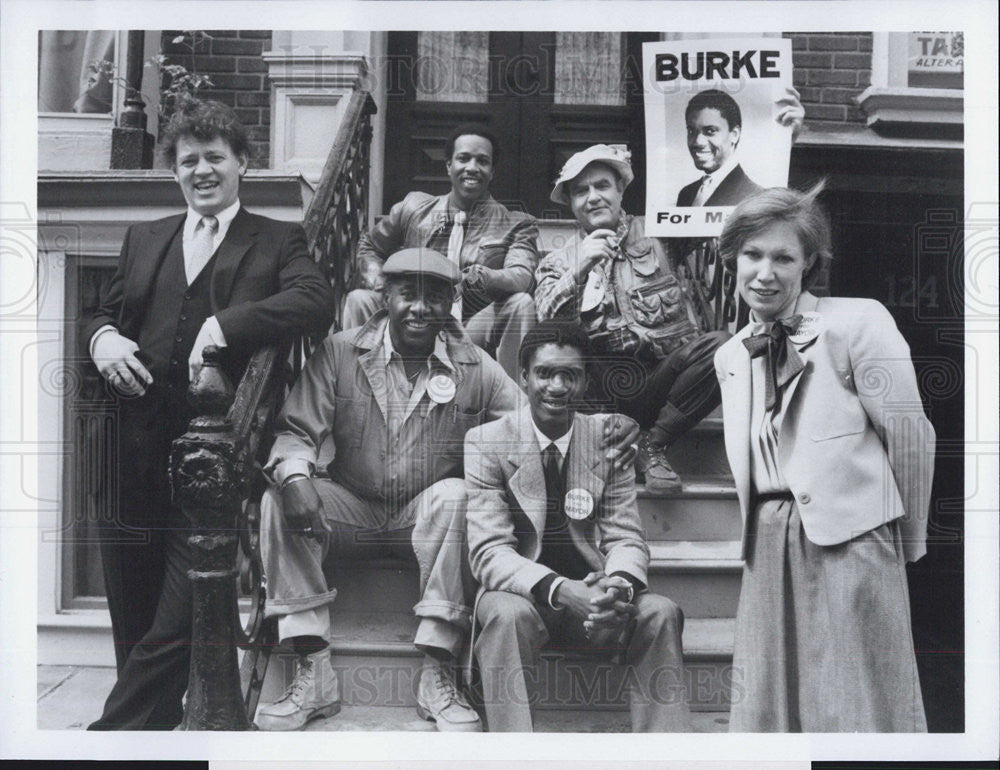 1985 Press Photo Kevin Hooks David Graf Wesley Thompson Stanley Brock Al Fann - Historic Images