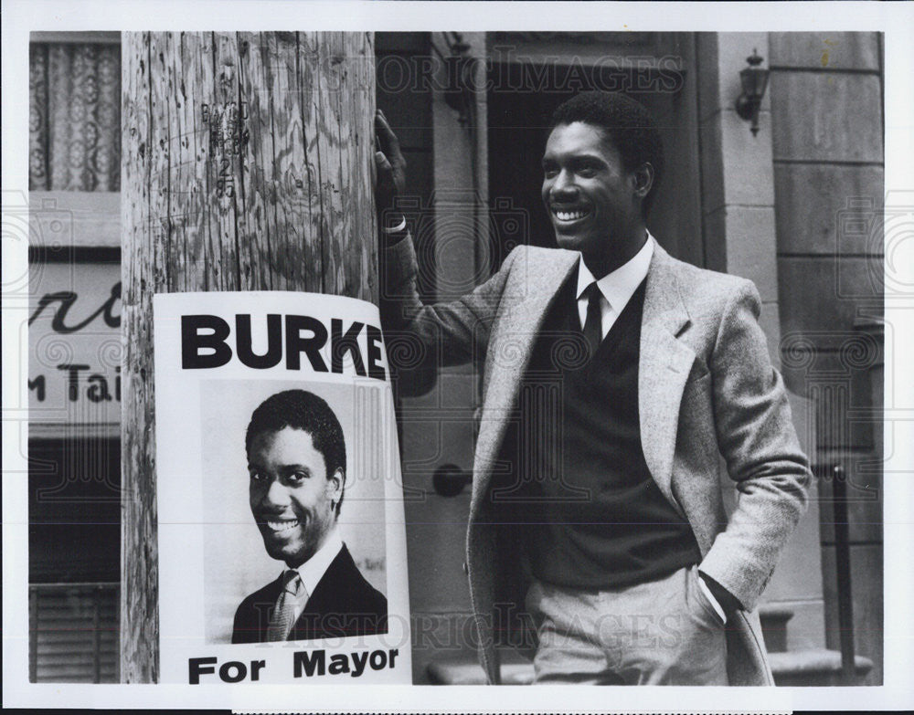 1985 Press Photo Kevin Hooks Actor He&#39;s Mayor Comedy Television Series - Historic Images