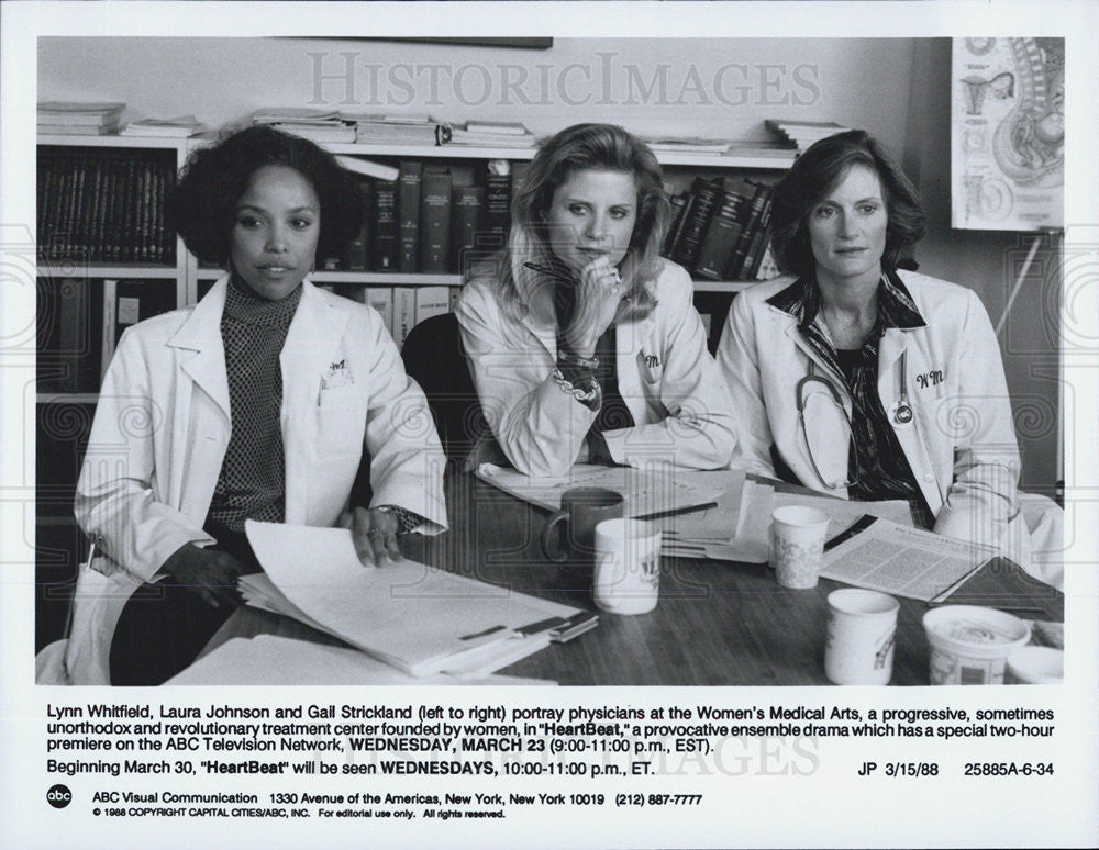 1988 Press Photo of the Cast of ABC-V series &quot;Heartbeat&quot;. - Historic Images