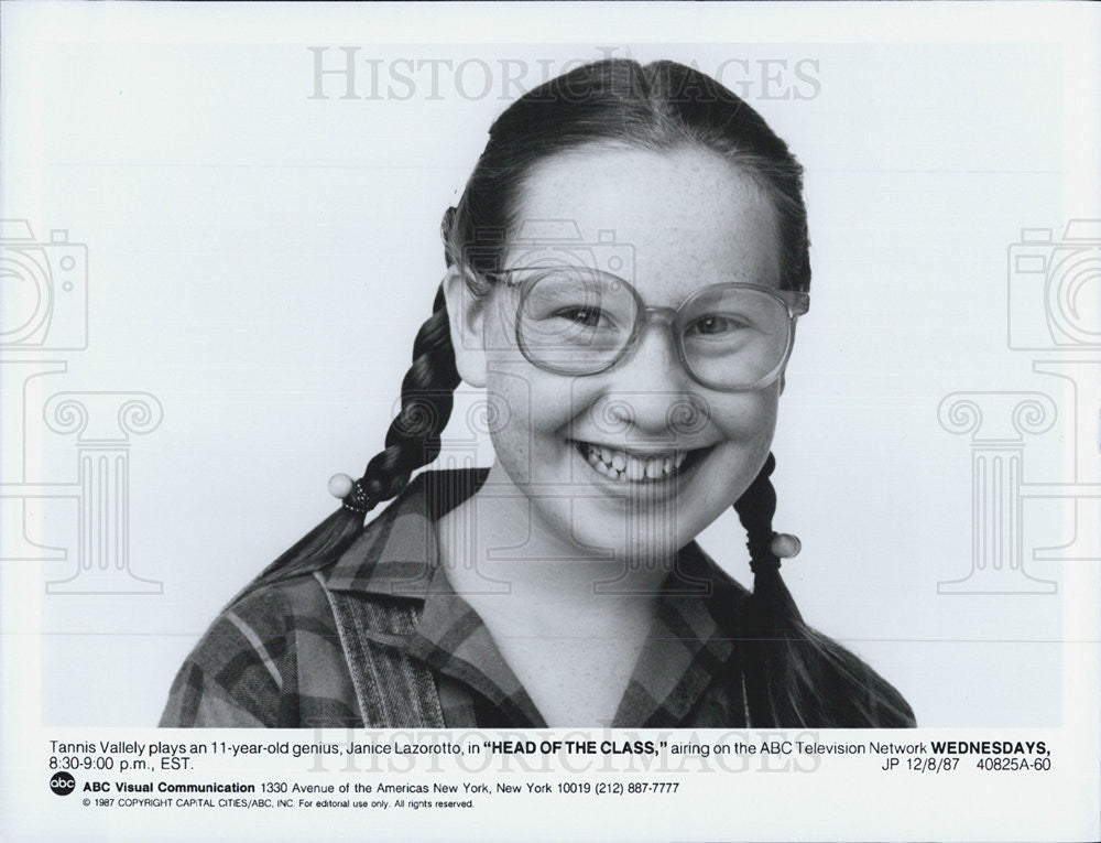 1987 Press Photo Actress Janice Lazorotto - Historic Images