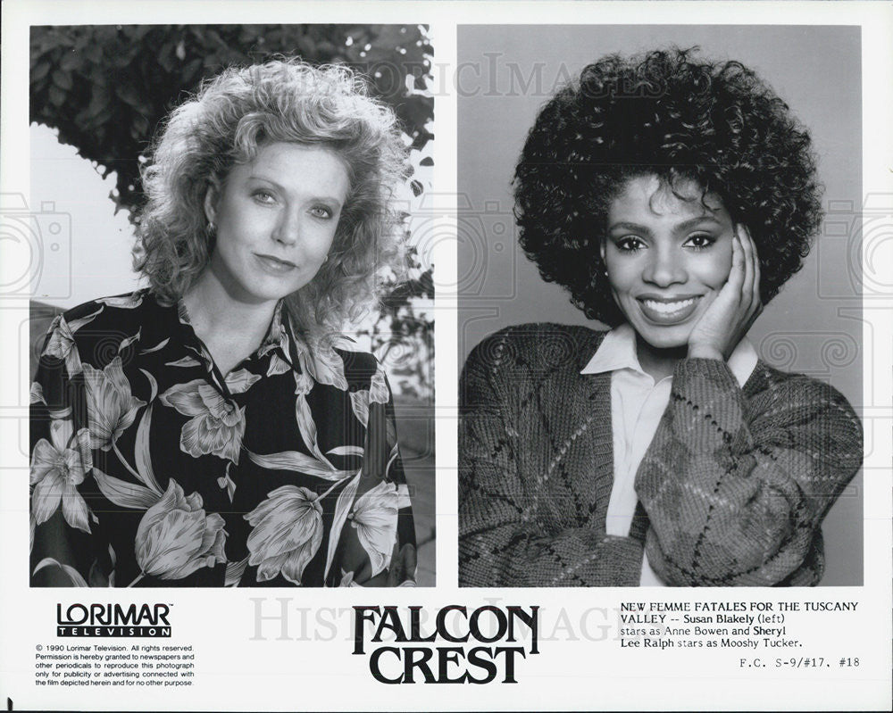 1990 Press Photo Susan Blakely Anne Bowen Sheryl Lee Ralph Mooshy Tucker - Historic Images