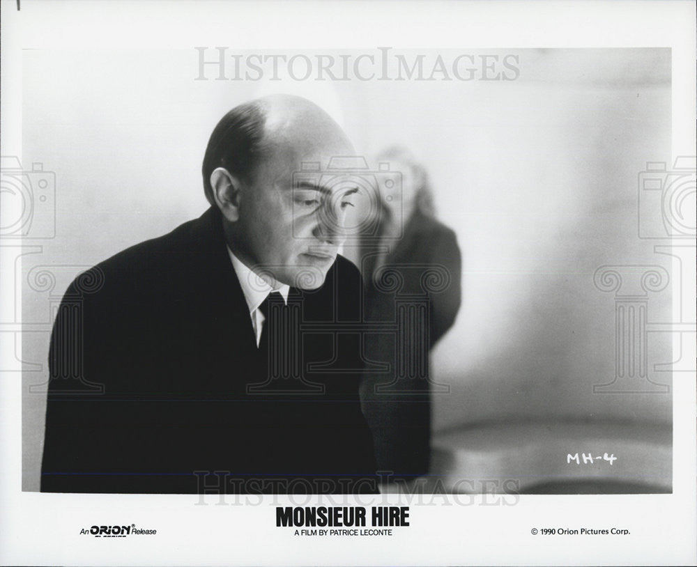 1990 Press Photo Michel Blanc Actor Drama Film Monsieur Hire Movie - Historic Images