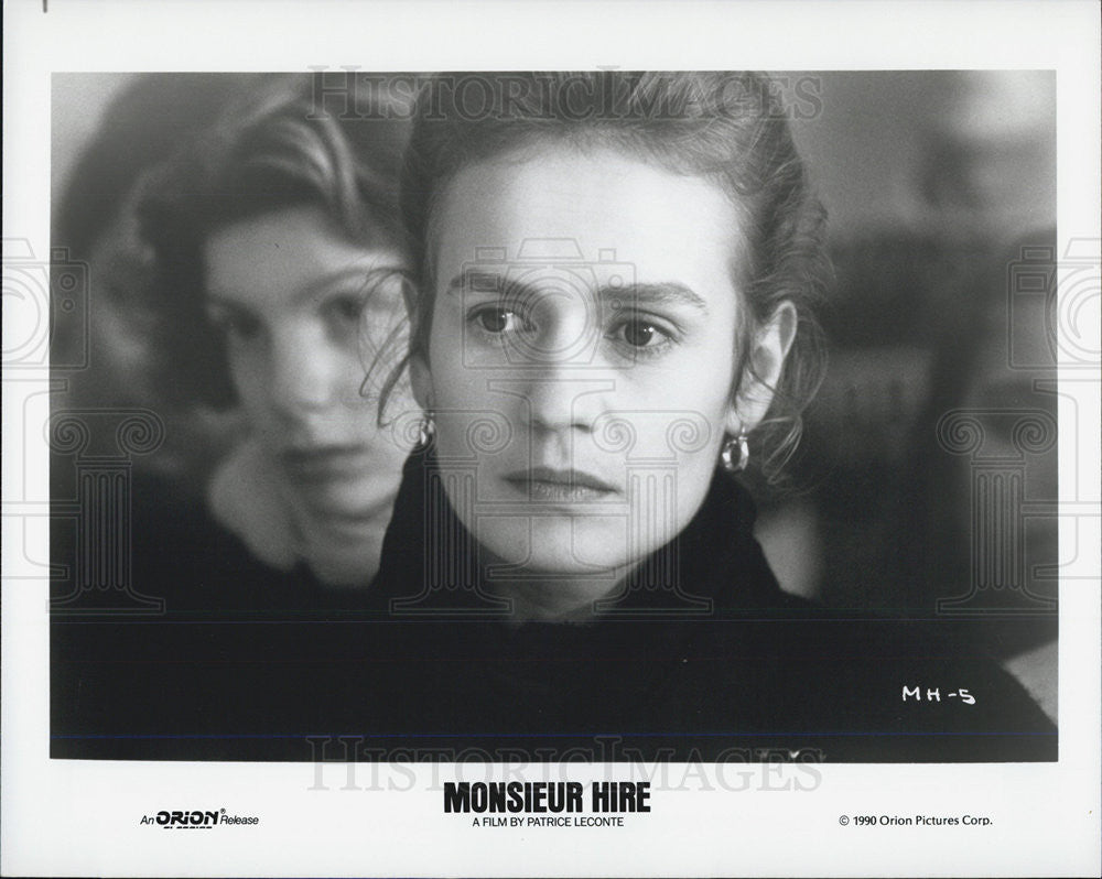 1990 Press Photo Sandrine Bonnaire Actress Drama Film Monsieur Hire Movie - Historic Images