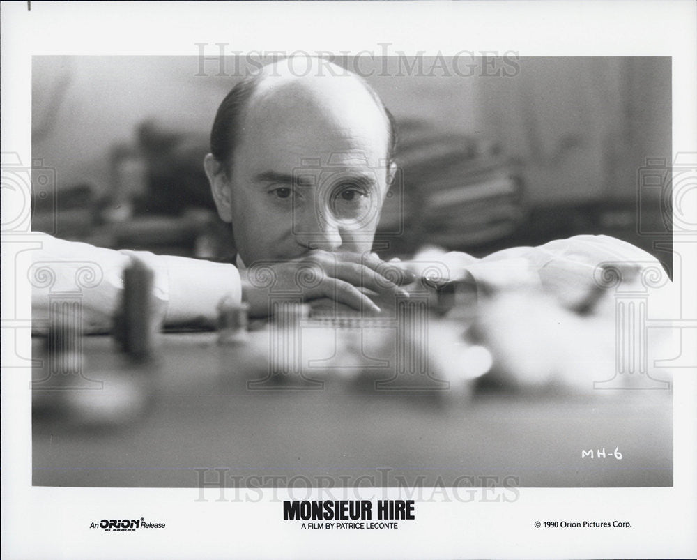 1990 Press Photo Michel Blanc Actor Thriller Drama Film Monsieur Hire Movie - Historic Images