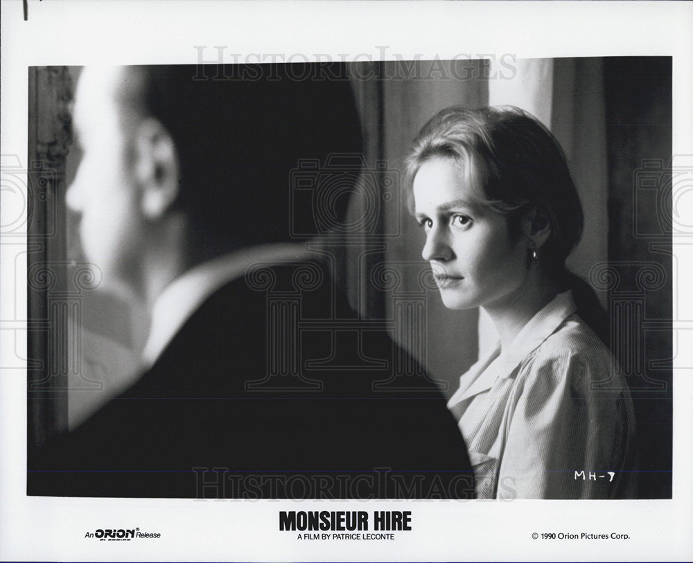 1990 Press Photo Actress Sandrine Bonnaire, and Actor Michel Blanc - Historic Images
