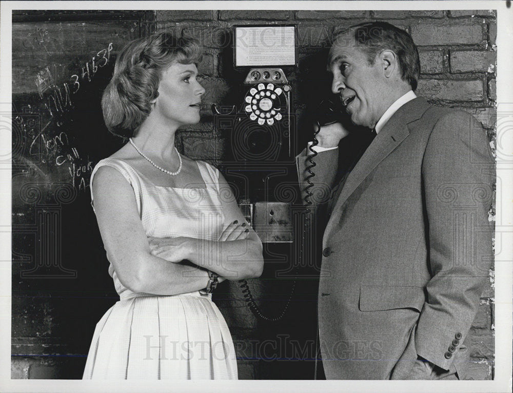 1980 Press Photo Lee Remick Actress Jason Robards Actor Haywire Movie Film - Historic Images